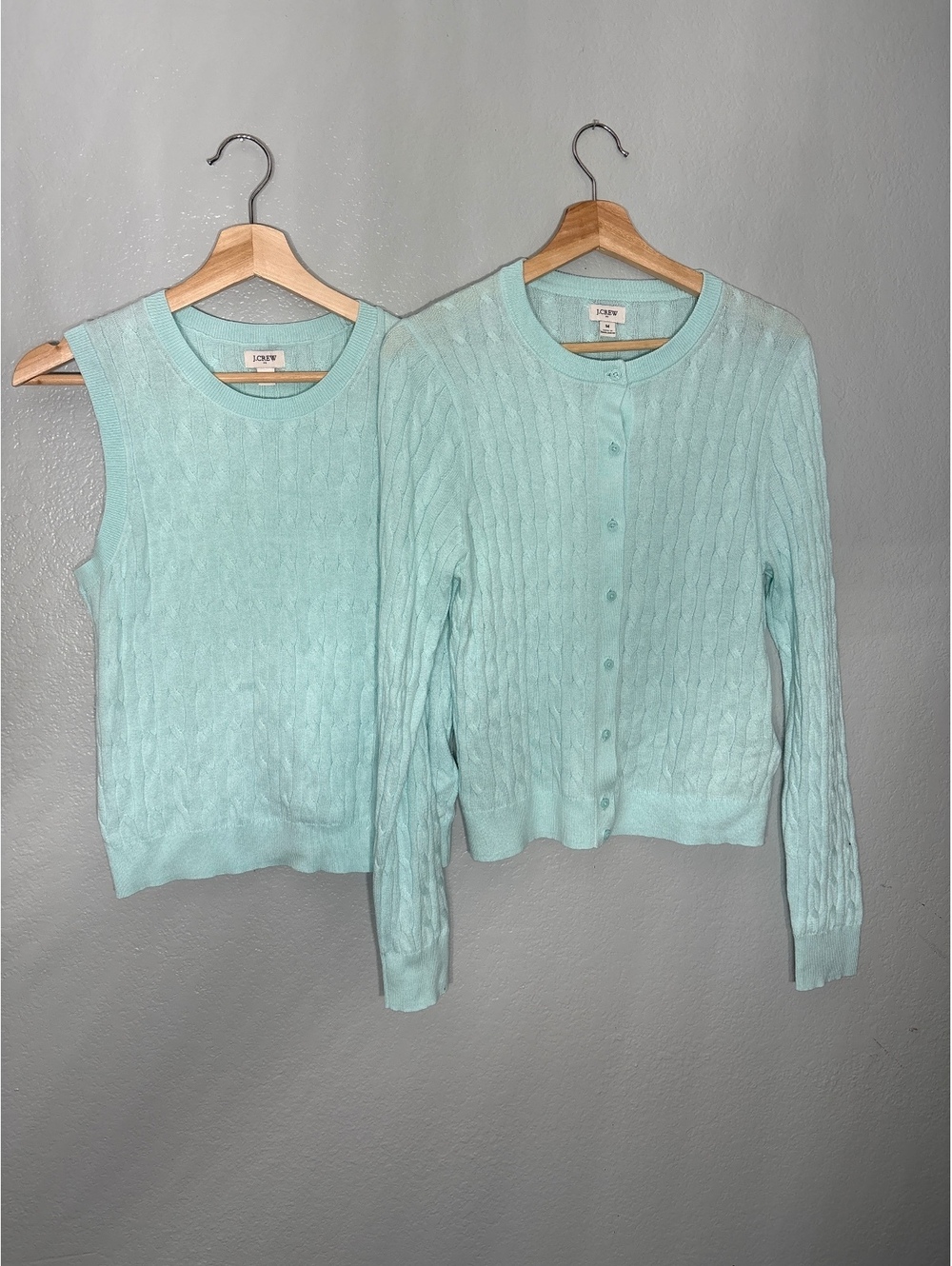 J crew Twinset, capsule, classic, old money light blue cotton